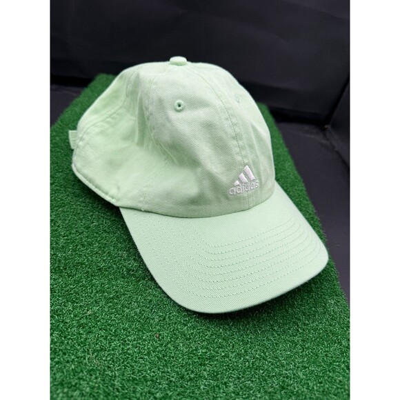 Adidas Womens Saturday Cap One Size Light Green AeroReady Adjustable Outdoor - Picture 1 of 6